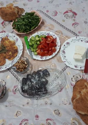 عکسی از دستور کوکو سیب زمینی