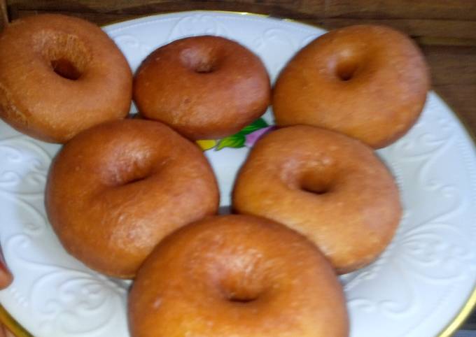 Cara Gampang Menyiapkan Soft and fluffy doughnuts 🤩😋, Enak Banget