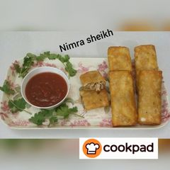 A picture of Chicken chimichangas.