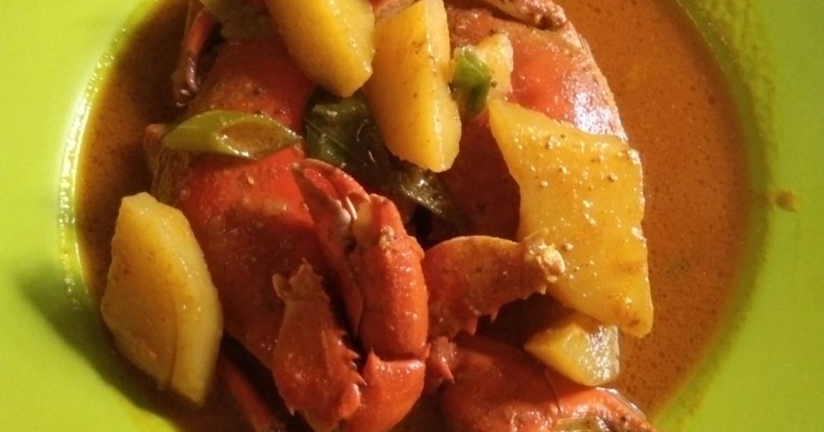 Kepiting kare bumbu instan