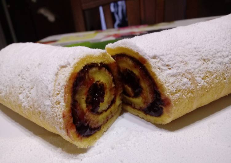 Rotolo alla marmellata gluten free
