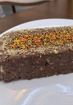 عکسی از دستور کیک یخچالی