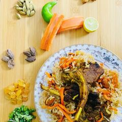 A picture of Afghani pulao.