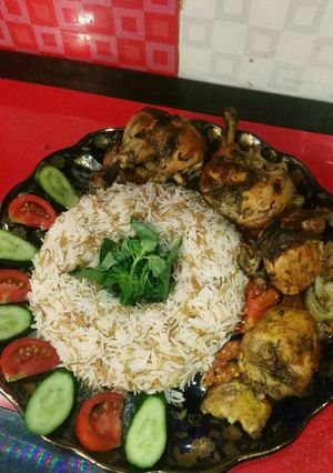 صورة لوصفة دجاج بالنعناع