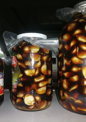 عکسی از دستور ترشی سیر با شیره انگور