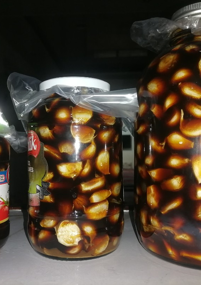 عکسی از دستور ترشی سیر با شیره انگور