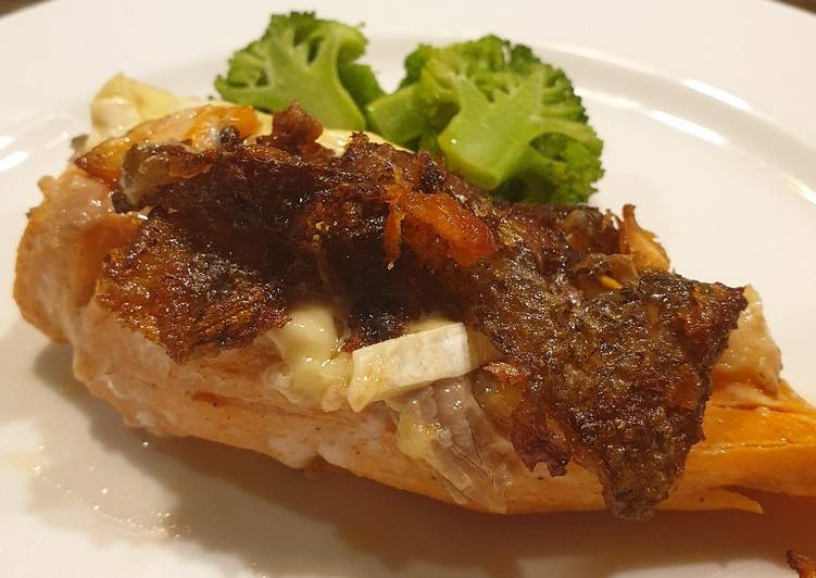 Salmon dgn Keju Brie
