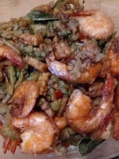 Foto resep Tumis pare udang