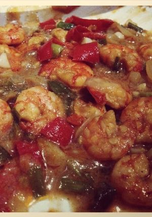 Foto resep Udang Saus Tiram