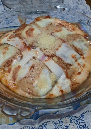 Una foto de Berenjenas para congelar tipo a la parmesana
