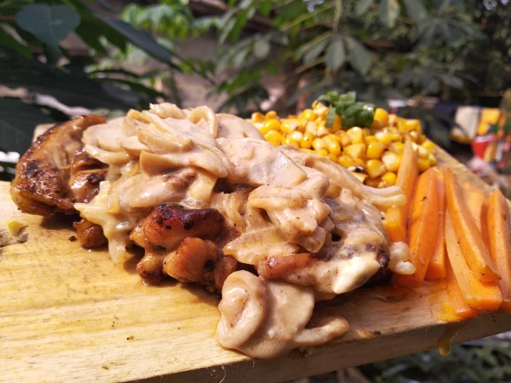 Cara Gampang Membikin Resep Chicken steak with mushroom sauce yang Sempurna Anti Ribet, Mantap