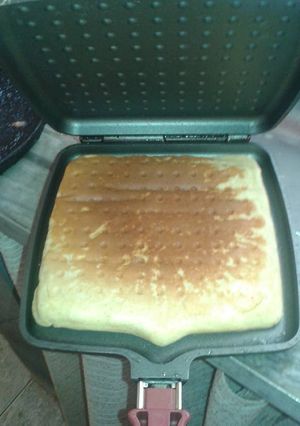 Una foto de Waffles en la tostadora o sandwichera essen