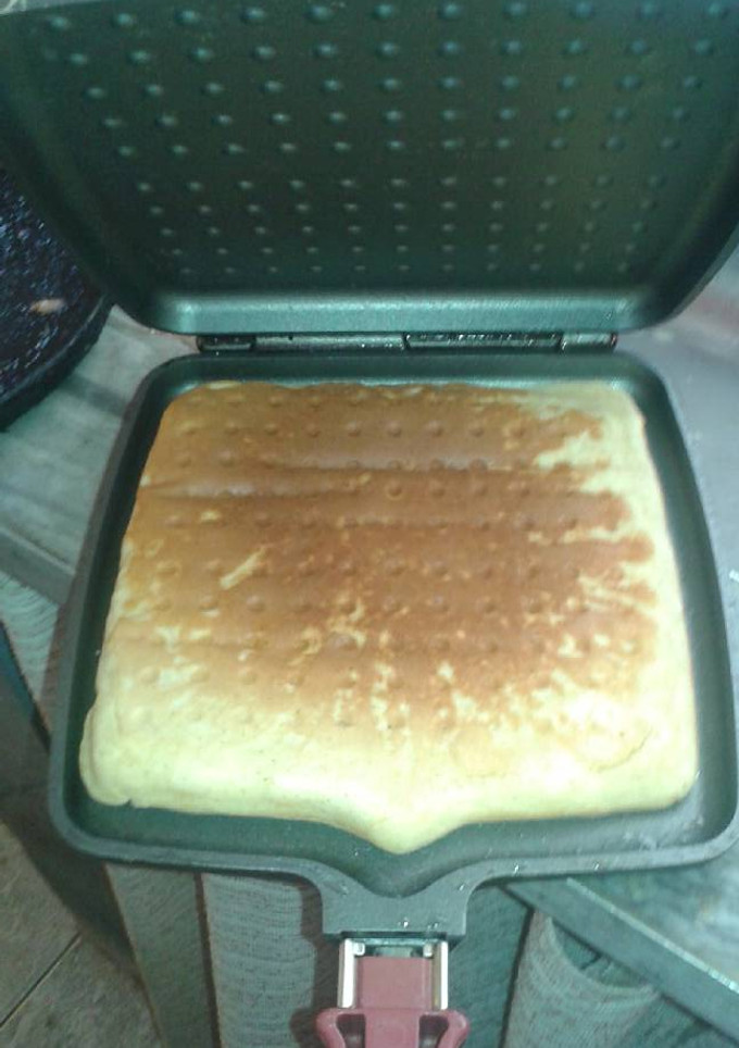 Una foto de Waffles en la tostadora o sandwichera essen