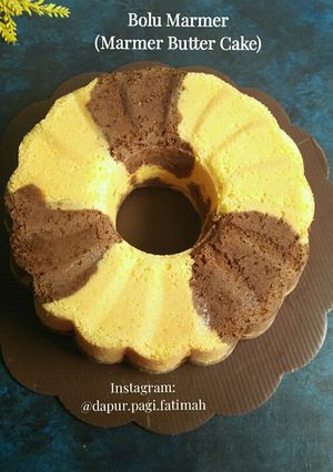 Foto resep Bolu Marmer (Marmer Butter Cake)