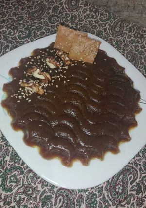 عکسی از دستور حلوا سیاه