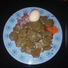 A picture of Beans dumplings(Dan wake).