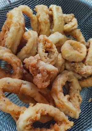 Foto resep Cumi goreng tepung simple ala anak kost