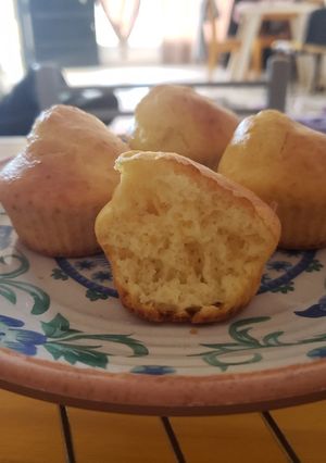 Una foto de Ponquecitos de harina de almendras y yogurt