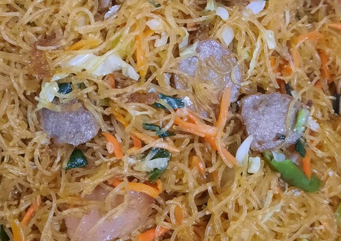 Bihun Goreng Bakso Sosis