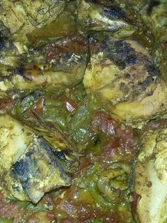 صورة لوصفة صينية دجاج بالفلفل الرومي والبندورة