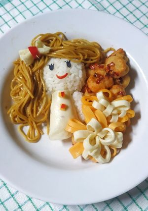 Foto resep Kyaraben Mie Goreng Pasta