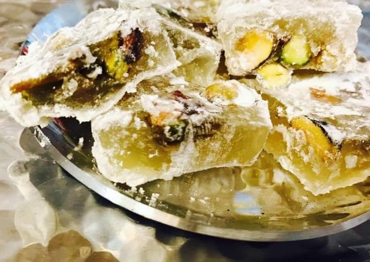 Steps to Make Award-winning Pistachio Lokoum