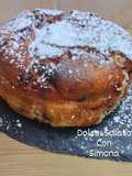 Torta ricotta e gocce di cioccolato in friggitrice ad aria