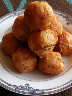 A picture of Kwallon doya (yam ball).