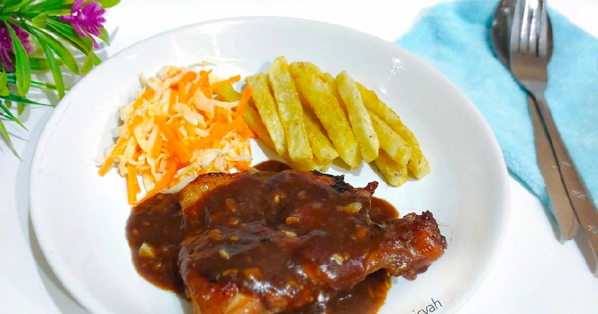 Resep Grill Chicken Chop oleh Helny Ummu Fathaya Cookpad