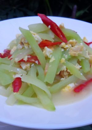 Foto resep Labu Siam cah Telur