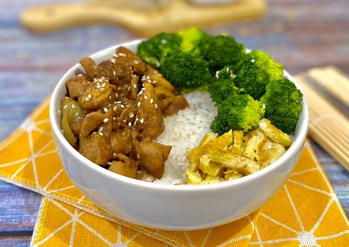 Cara Gampang Menyiapkan Chicken Teriyaki with Broccoli, Lezat