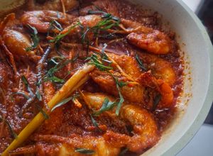 Gambar Udang Galah Masak Diraja