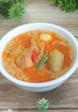 Foto resep Gulai Ayam Kampung Bumbu Praktis