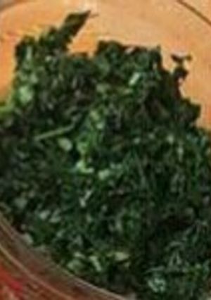 A picture of Sautéed kales.