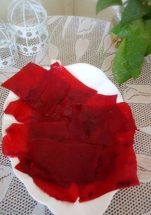 عکسی از دستور لواشک آلو