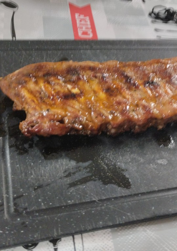 Una foto de Costillar a la barbacoa
