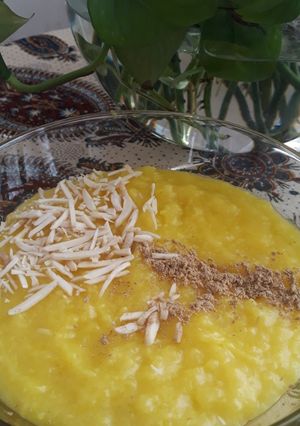 عکسی از دستور شله زرد