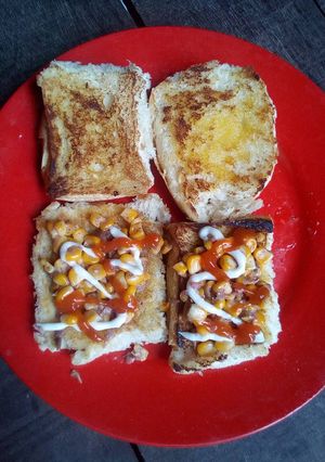 Foto resep Roti isi tumis kornet jagung