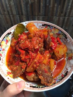 Foto resep Dendeng sapi basah (dendeng lambok)
