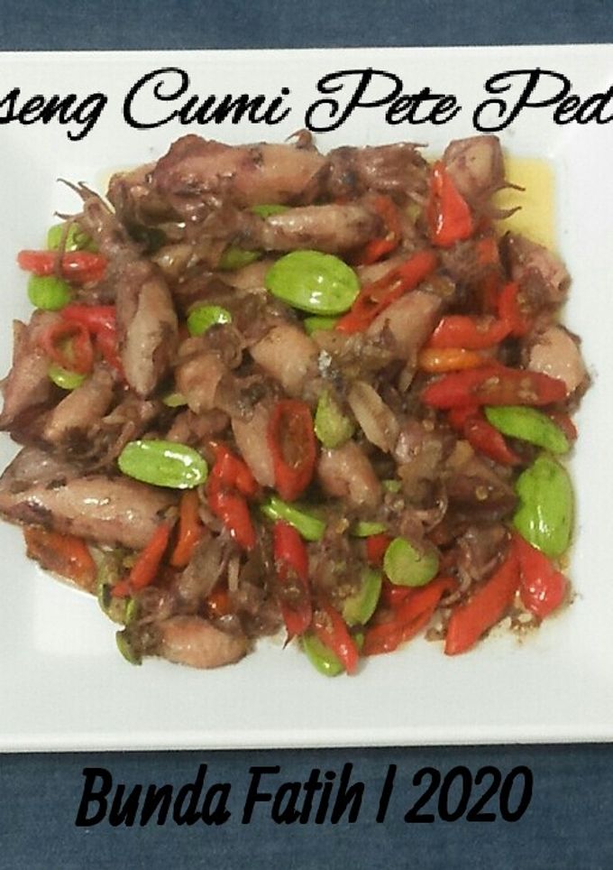 Foto resep Oseng Cumi Pete Pedas