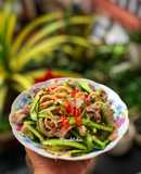 Gỏi Tai Mui Heo Trộn Dưa Leo