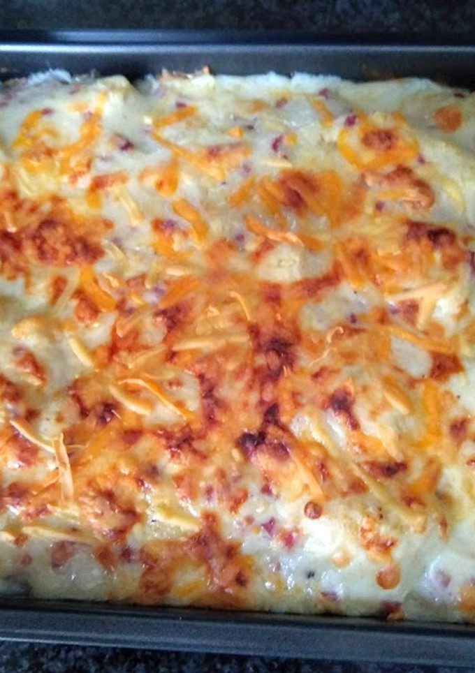 Una foto de Coliflor gratinada al horno
