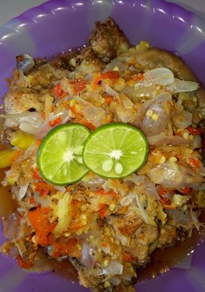 Foto resep Pecak ayam setan betawi