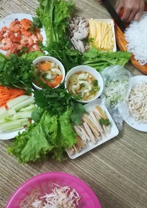 Hình của món Phở cuốn.