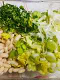 Ensalada de porotos y verduras