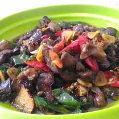 Oseng ati ampela pedas manis রেসিপির প্রধান ছবি