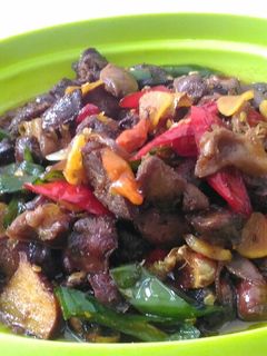 Foto resep Oseng ati ampela pedas manis