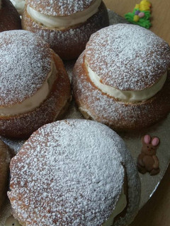 A picture of Vickys Swedish Semla Easter Buns (Cream Buns) GF DF EF SF.