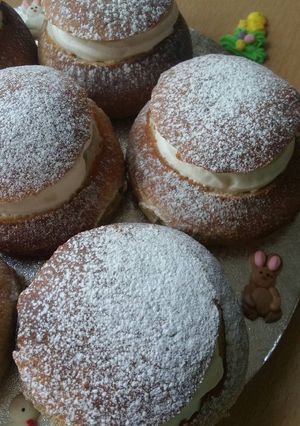 A picture of Vickys Swedish Semla Easter Buns (Cream Buns) GF DF EF SF.