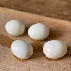 A picture of 🥚 Boiled eggs - perfectly peeled with a pressure cooker.
